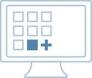 Axinon system with implemented and expandable test overview